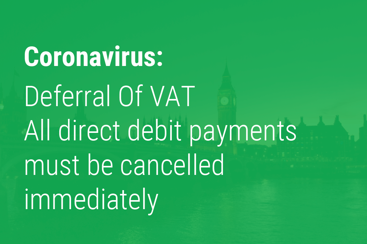 Deferral of VAT payments due to coronavirus (COVID-19)