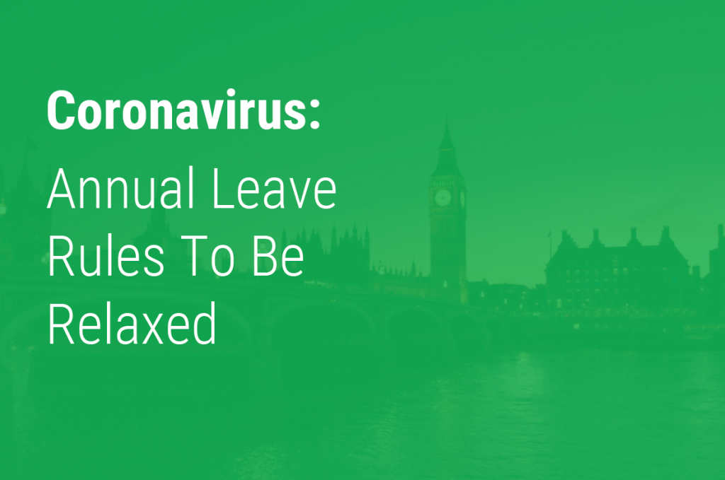 Coronavirus: Annual leave rules to be relaxed
